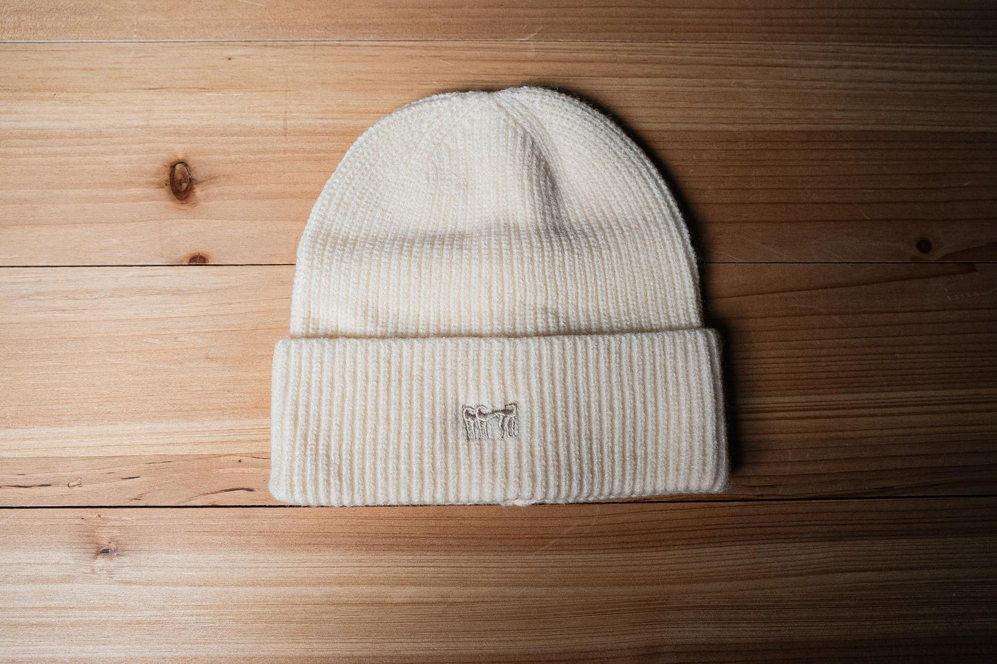 Cappello in Maglia con Risvolto