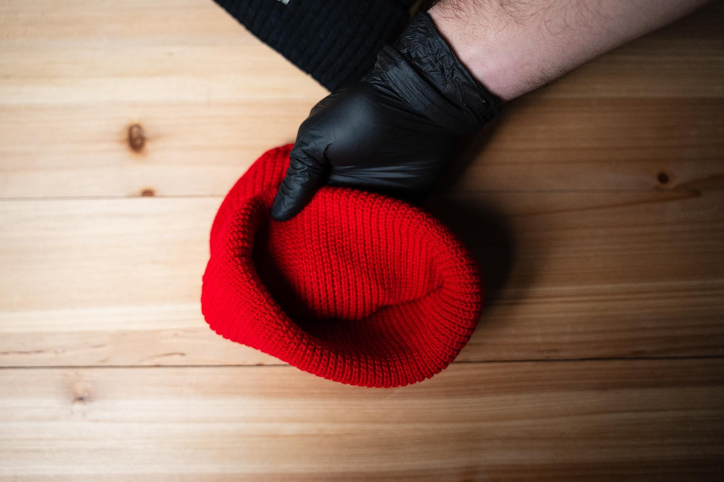 Cappello in Maglia con Risvolto