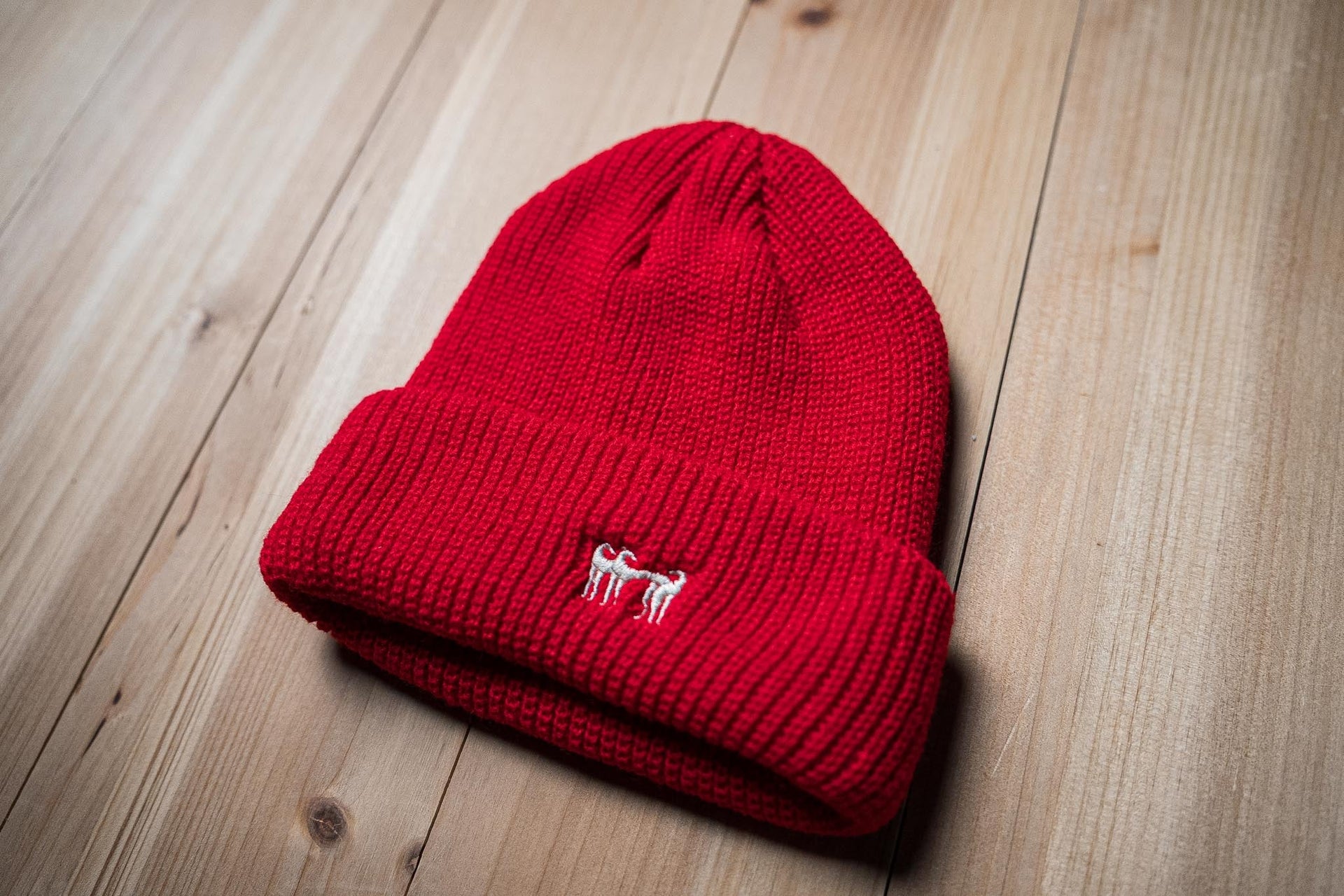 Cappello in Maglia con Risvolto