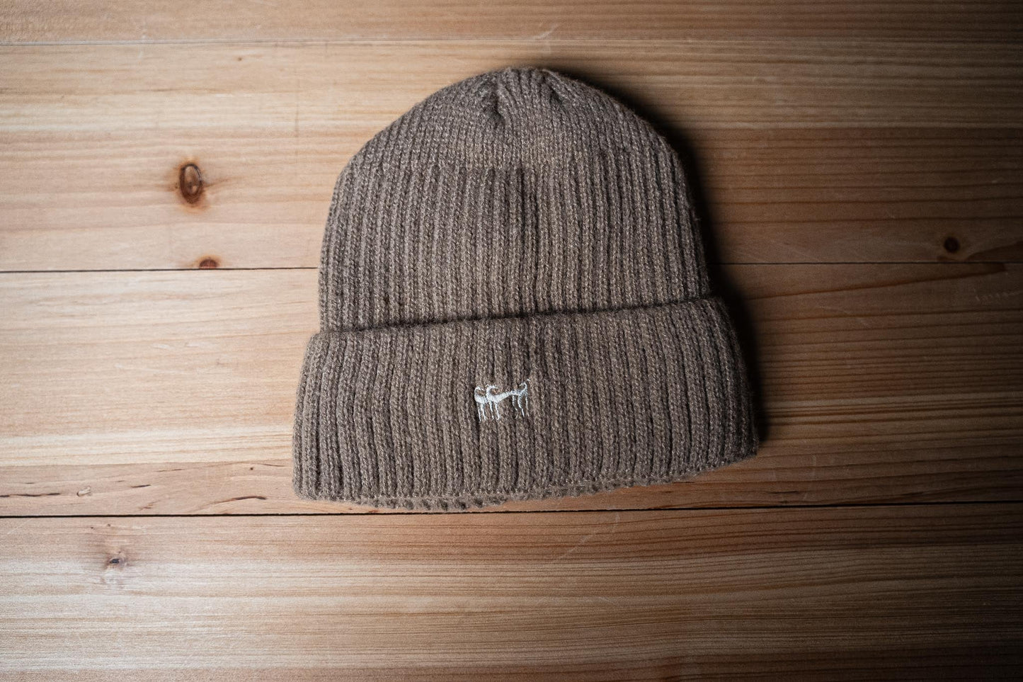 Cappello in Maglia con Risvolto